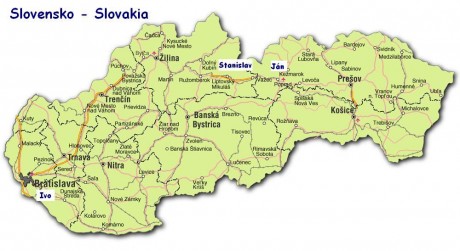 HLI Slovakia map